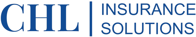 Navy blue logo for CHL Insurance Solutions; independent health & life insurance agency